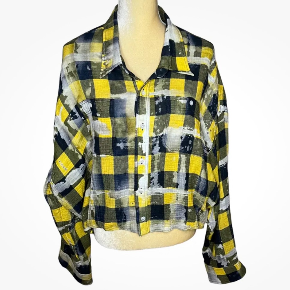 R13 Gathered Waist Button Up Top - image 1
